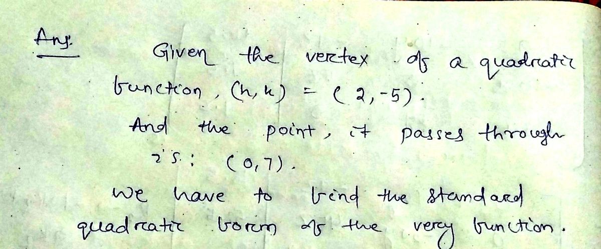 Advanced Math homework question answer, step 1, image 1